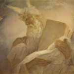 משה מקבל את לוחות הברית על-פי אָבֶּל פָּן (1947) 