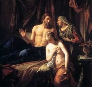 שרה מציגה את הגר בפני אברהם - רובנס